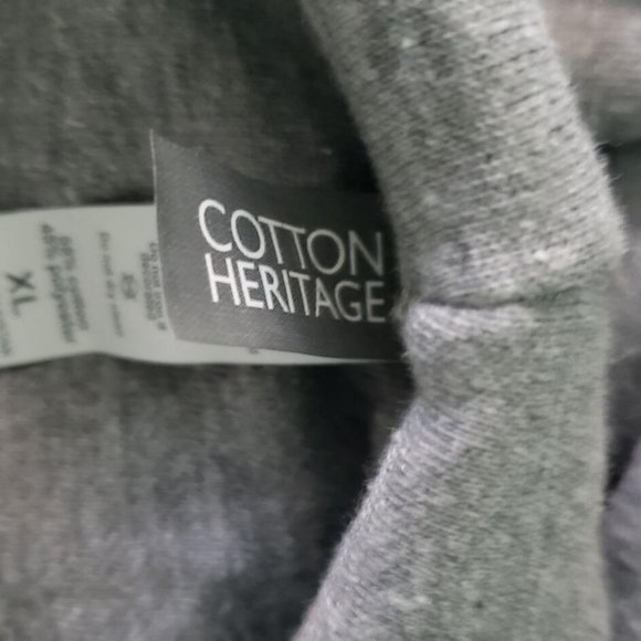Cotton Heritage Men's Gray Hoodie size XL - Picture 3 of 7